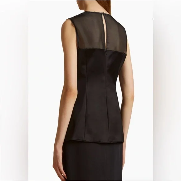 Khaite Sasmo Black sleeveless top - Picture 3 of 10